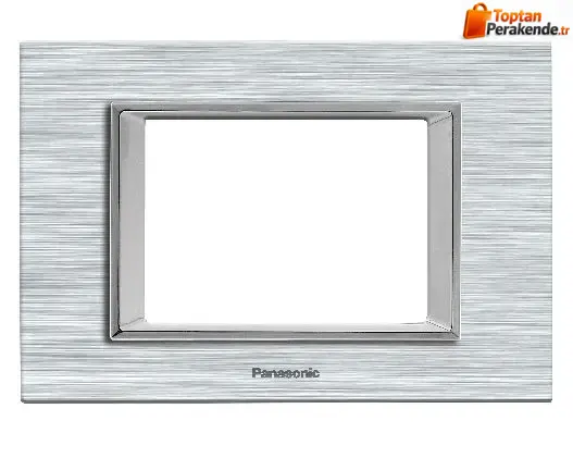 Viko Panasonic Thea Ultima Eloxal Gümüş 3M Çerçeve